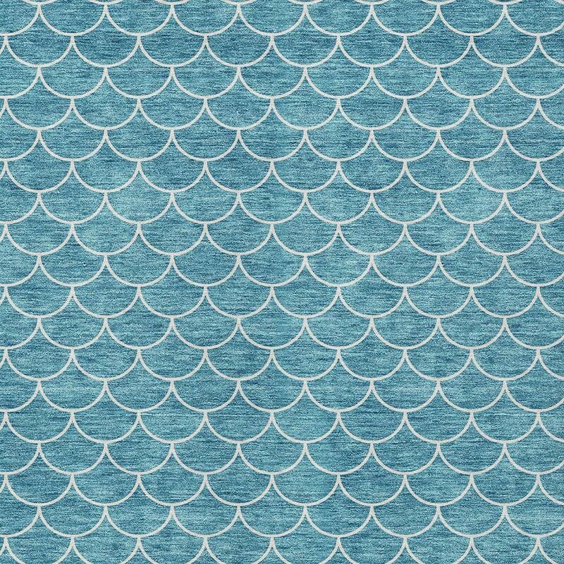 HomeRoots Geometric Transitional Rectangle Outdoor Rug