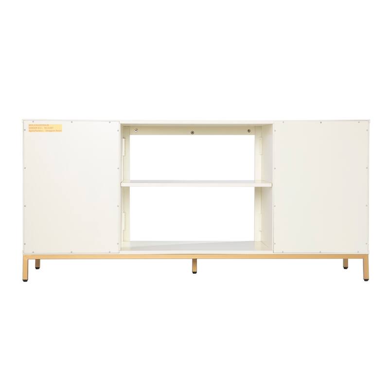 SEI Furniture Marradi Media TV Stand with Storage for TV's up to 60 in