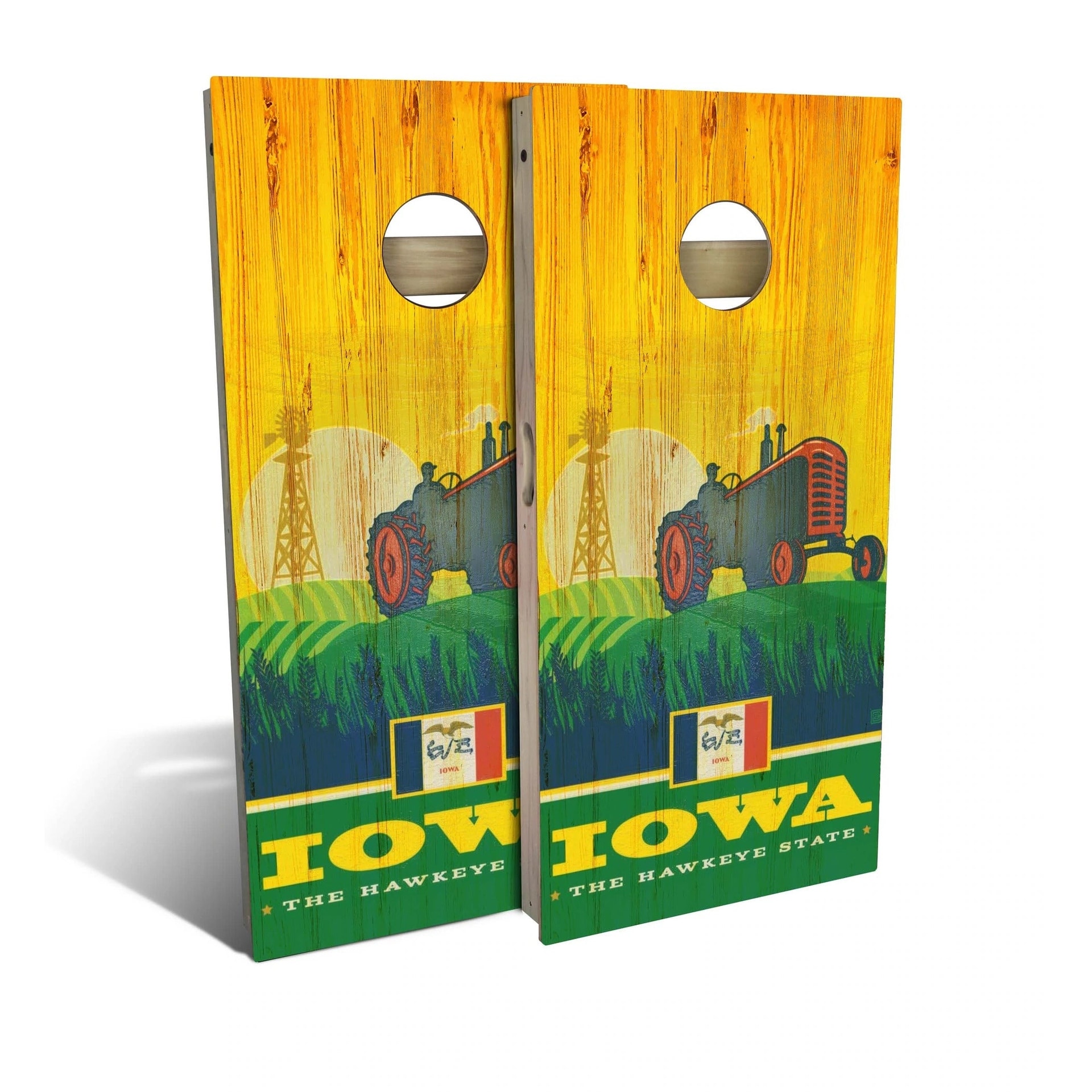 Iowa State Pride Outdoor Cornhole Board Set
