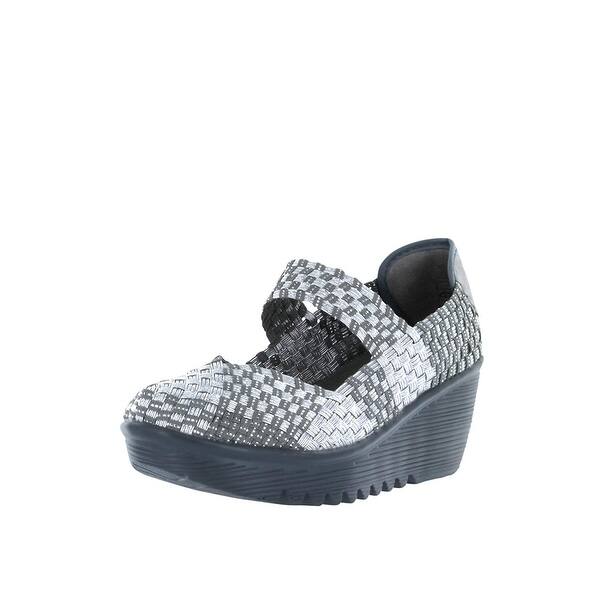 Shop Bernie Mev Womens Lulia Fabric Closed Toe Casual Platform