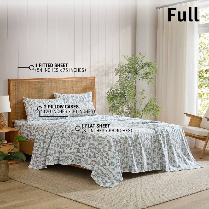 HLC.ME Floral Printed Ultra Soft Bed Sheets Set