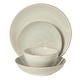 preview thumbnail 55 of 59, Gibson Home Stonebury 16 Piece Plates and Bowls - Handpainted Stoneware Dinnerware Set - Service for 4