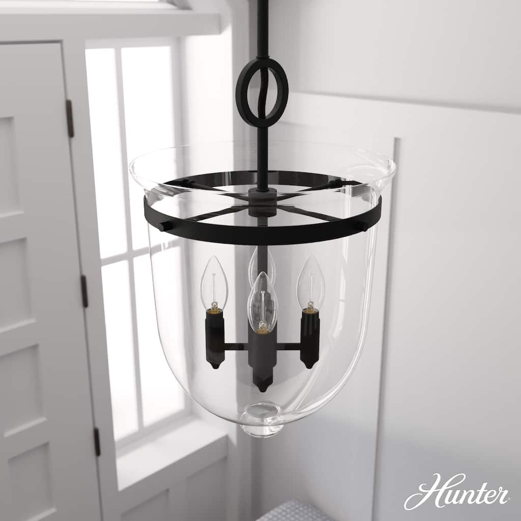 Hunter Belltown 20" 4-Light Pendant - Entry, Dining Room Table - Transitional