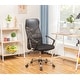 preview thumbnail 8 of 7, JJS High Back Mesh Office Chair Ergonomic Swivel Chair with Lumbar Support & Height Adjustment