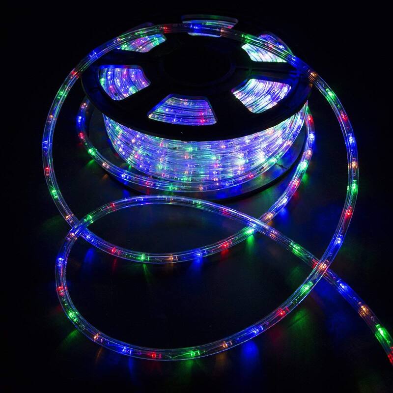 Ainfox 150ft LED Rope Light In/Outdoor Christmas Decorative Party Lighting - Multi