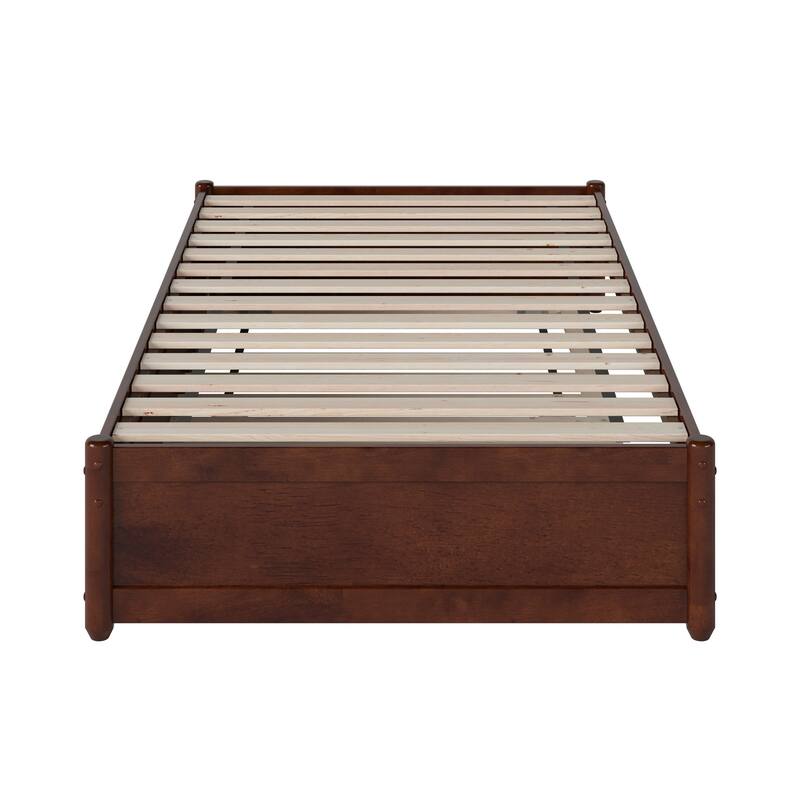 Barcelona Panel Platform Bed with Twin Trundle