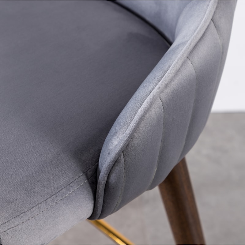 Leland Fabric Upholstered Wingback Bar Stools
