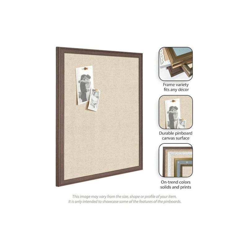 Kate and Laurel Pinboard Neutral Linen