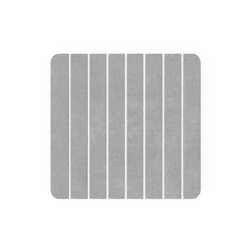Super Absorbent Small Diatomite Stone Kitchen Drying Mat - 16" x 12" - Grey