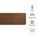 preview thumbnail 3 of 18, Render 4-Door Fluted Sideboard Cabinet TV Stand