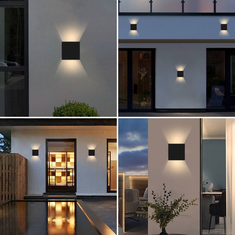 Outdoor Wall Light LED Lamp Sconce Lantern 6W 360Lm