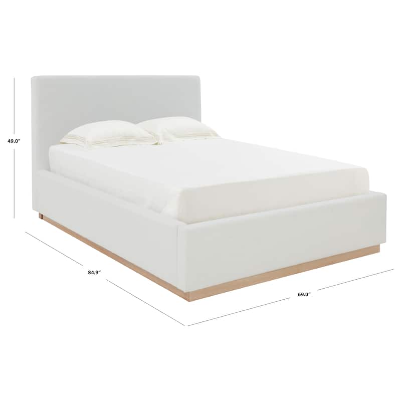 SAFAVIEH Couture Pippin Linen King Bed