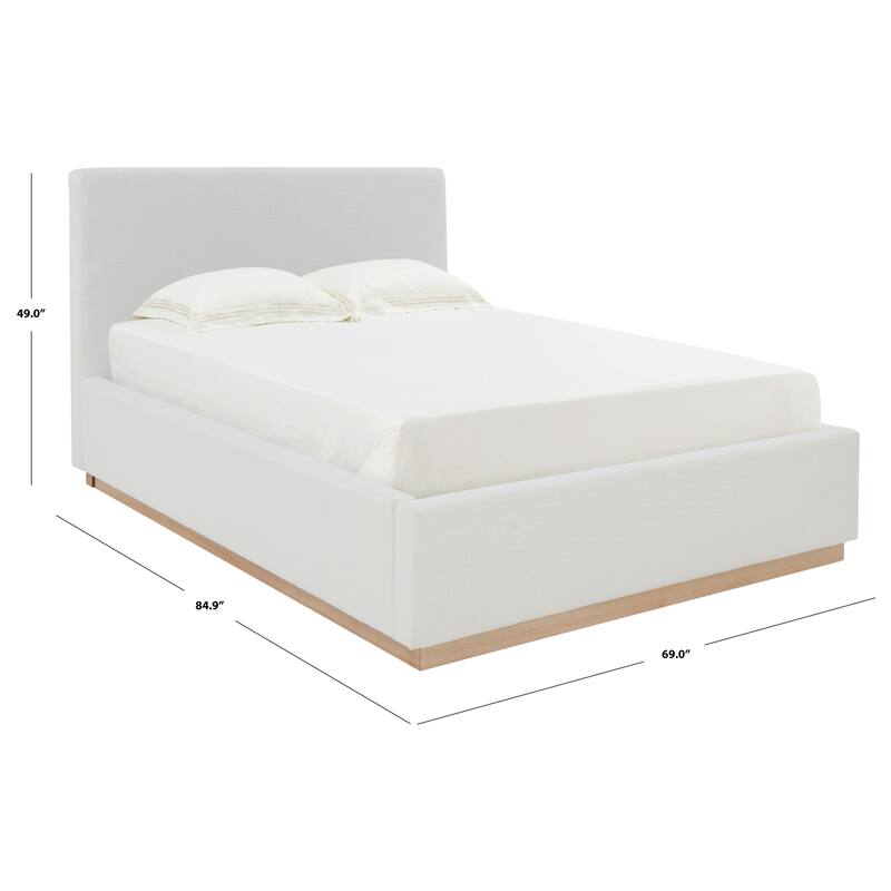 SAFAVIEH Couture Pippin Linen King Bed