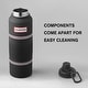 preview thumbnail 5 of 6, Hunter GoGrip Hydration Stainless Steel Tumbler with Carry Handle