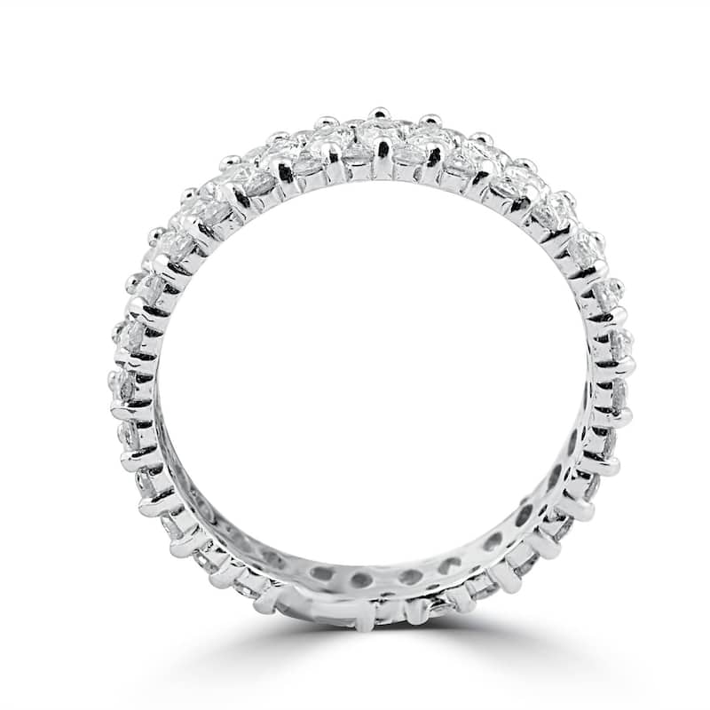 2 5/8ct Marquise Diamond Eternity Ring White Gold