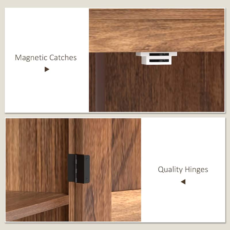 Pantry Cabinet with Adjustable Shelves - Kitchen Storage Organizer