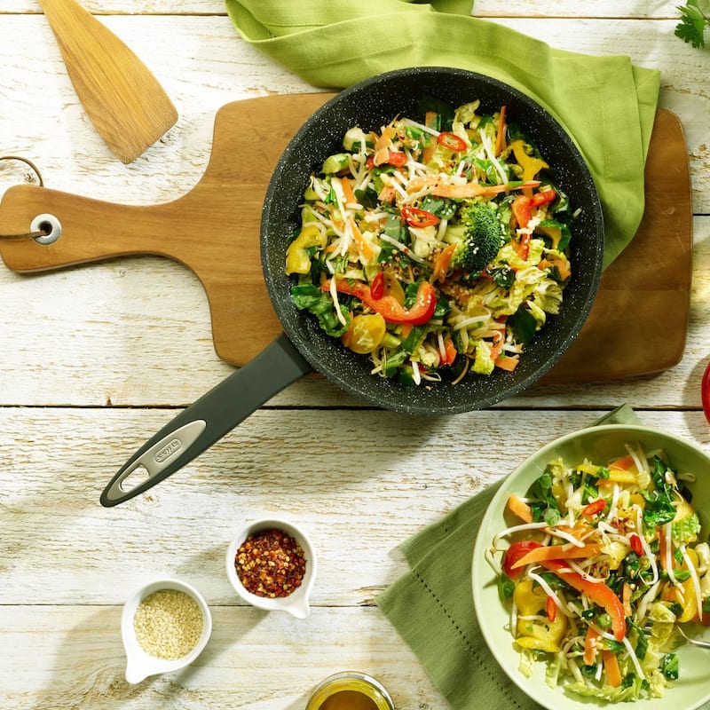 Zyliss Cook Fry Pan Ultimate Non-Stick 2 Piece Frying Pan Set 20cm / 8" & 28cm / 11"