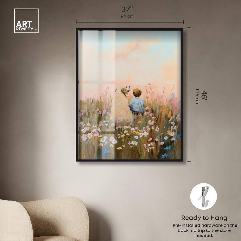 Sunset Companions Shadowbox by Art Remedy