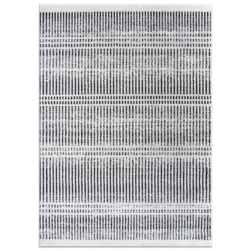 Contemporary Minimalistic Stripe LInes Area Rug