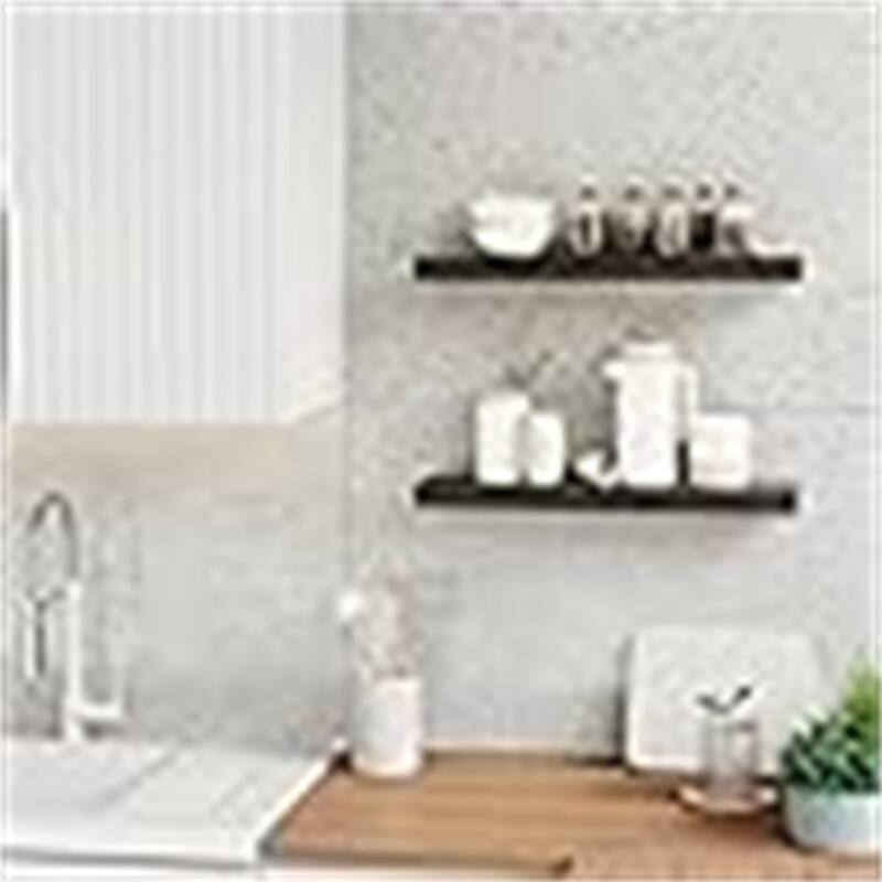 Floating Wall Shelves - 5.5"D x 24"W x 1.5"H