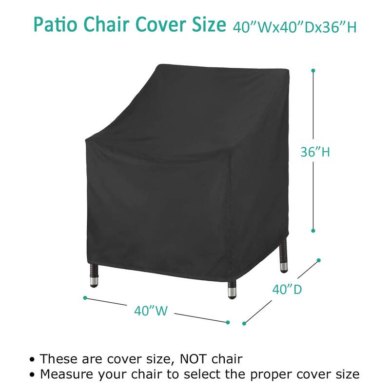 Outdoor Chair Covers Waterproof, Patio Chair Covers, Veranda Chair Furniture Covers