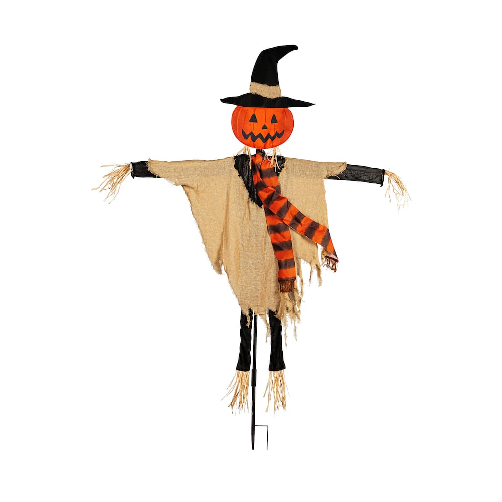 75" Scarecrow Fabric Garden Stake