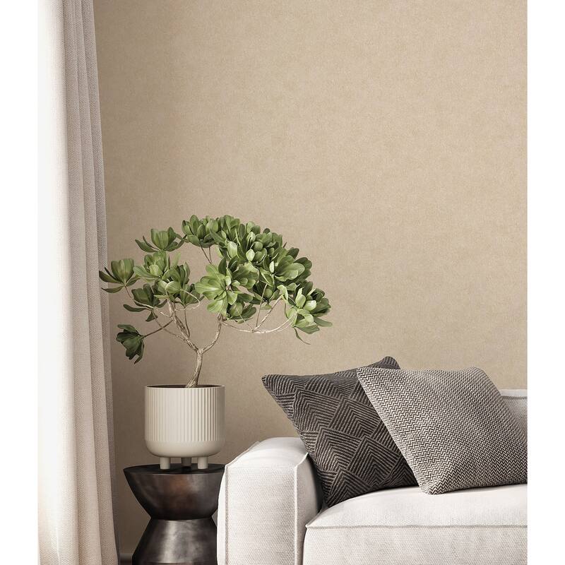 Heritage Beige Plain Wallpaper