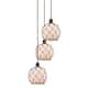 Option Oil Rubbed Bronze / White Glass with Brown Rope