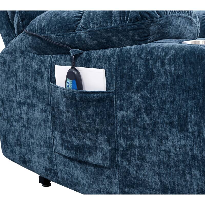 Christopher Knight Home Power Lift Recliner Chair for Elderly Infinite Position Lay Flat 180° with Heat Massage