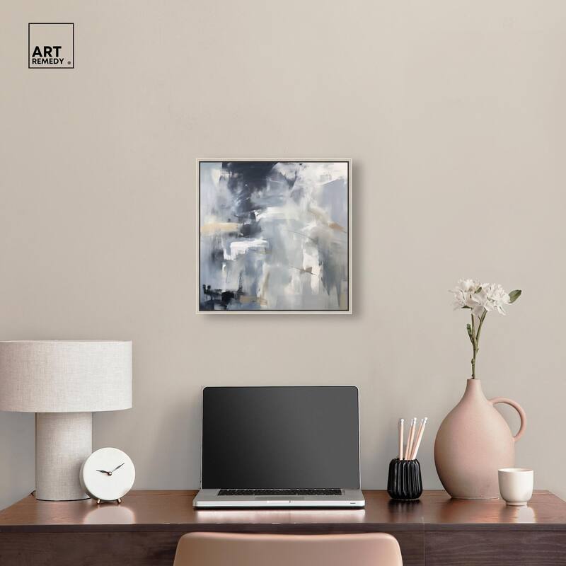 Contemplative Blues II Canvas by Art Remedy