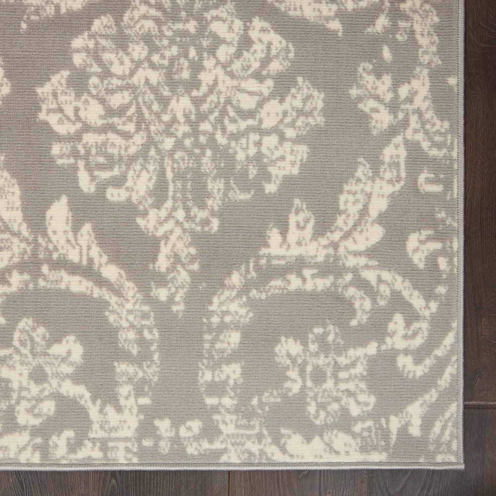 Nourison Jane Farmhouse Vintage Indoor only Damask Area Rug