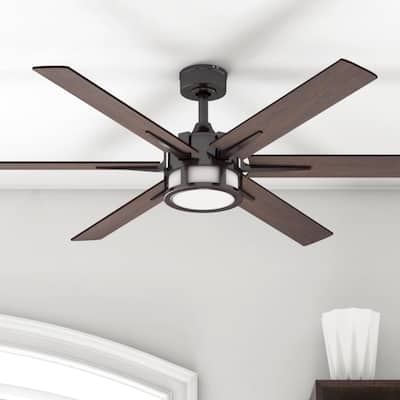 Honeywell Kaliza LED 6-blade 56-inch Espresso Bronze Ceiling Fan with Remote