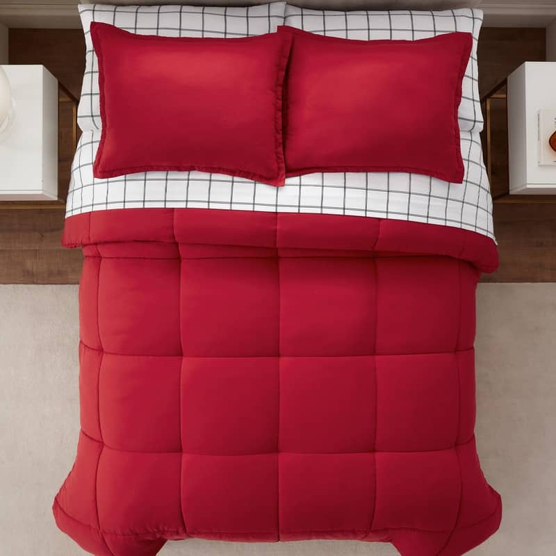Serta Simply Clean Antimicrobial Reversible Bed in a Bag