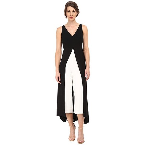 adrianna papell colorblock jumpsuit