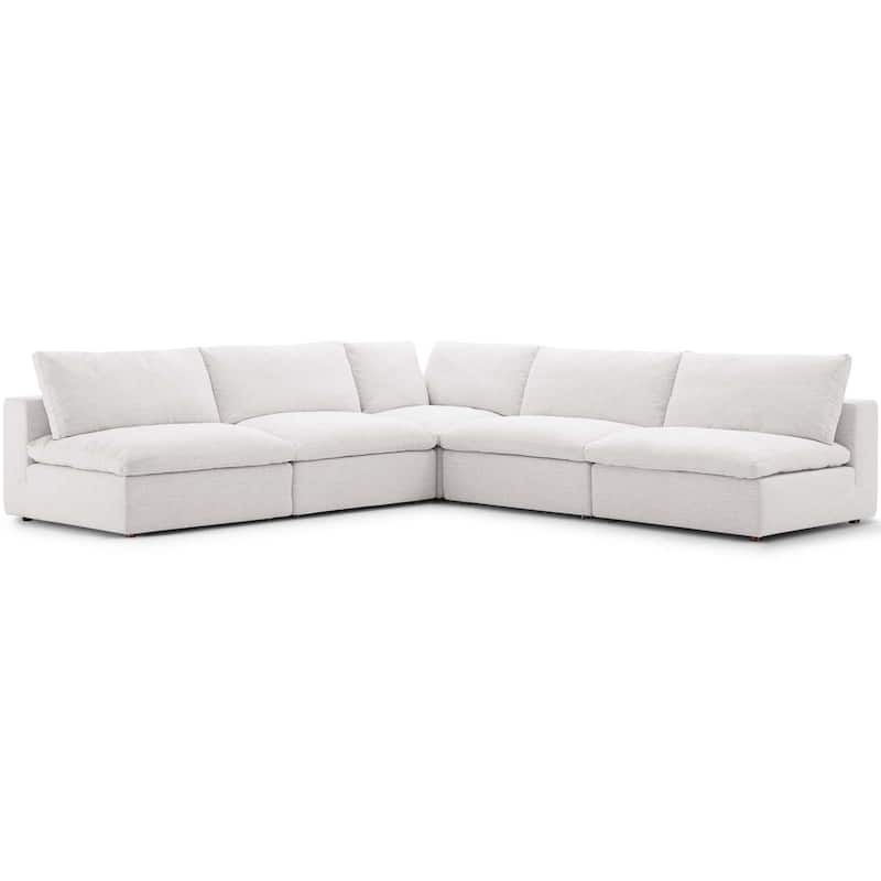 Copper Grove Hrazdan Down-filled Overstuffed 5-piece Sectional Sofa Set