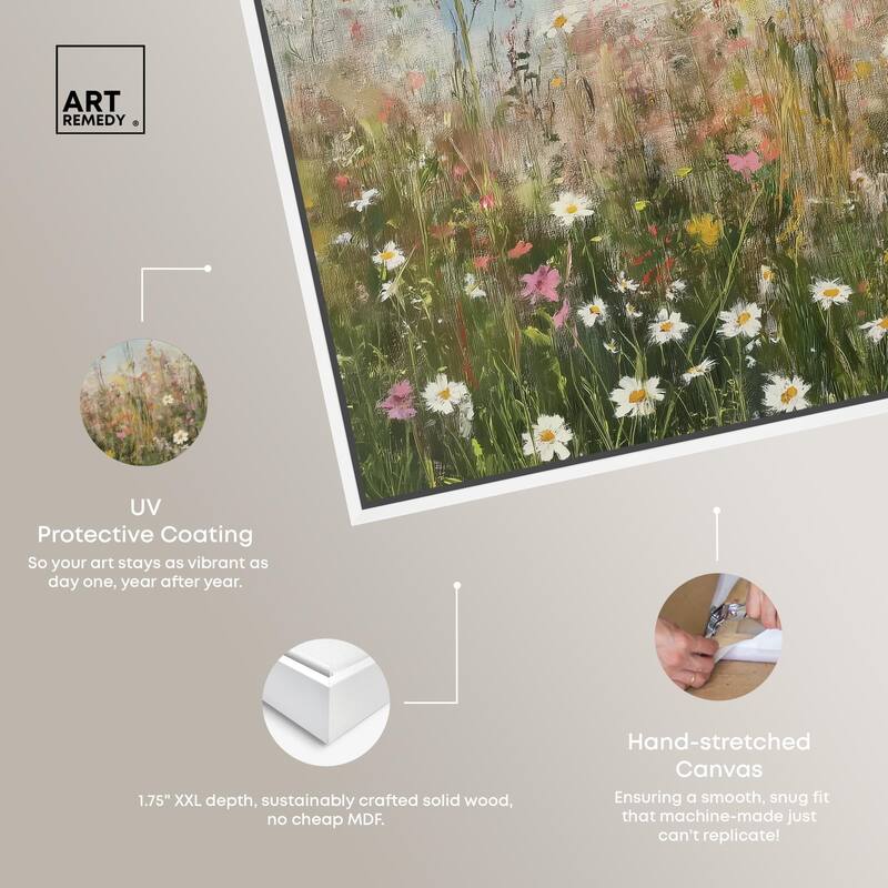 Glimmering Glade Garden I Canvas by Art Remedy