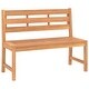 preview thumbnail 2 of 5, vidaXL Patio Bench 44.9" Solid Teak Wood