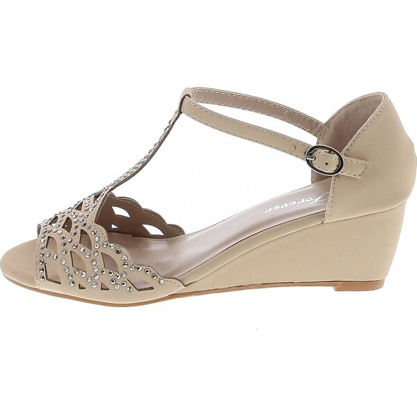 low wedge peep toe shoes