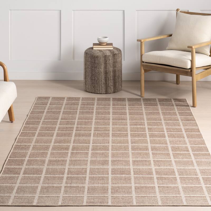 Nuloom Daena Checkered Machine Washable Area Rug