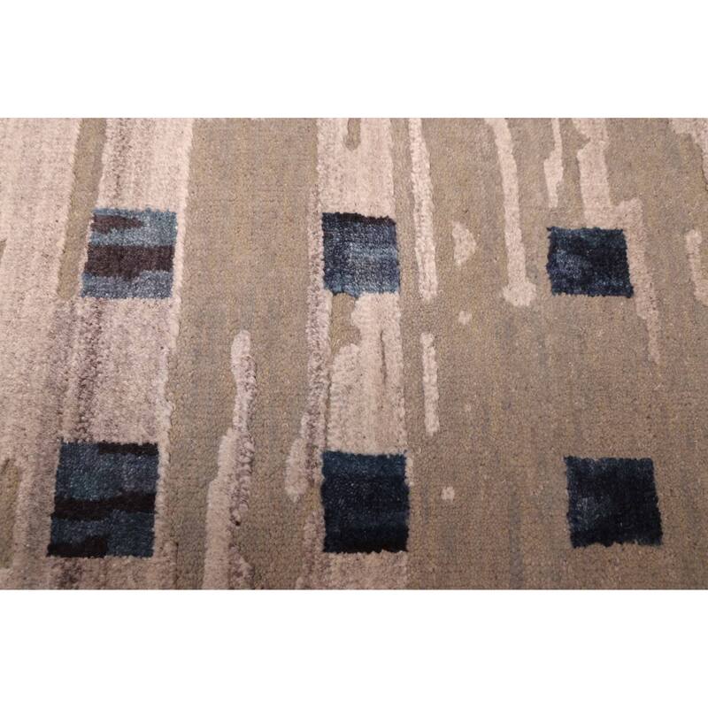 ECARPETGALLERY Hand-knotted Legacy Grey Silk, Wool Rug - 5'8 x 7'10