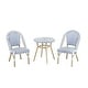 preview thumbnail 8 of 50, Contemporary Aluminum 3-piece Kid's Patio Outdoor Table and Chair Set by Furniture of America