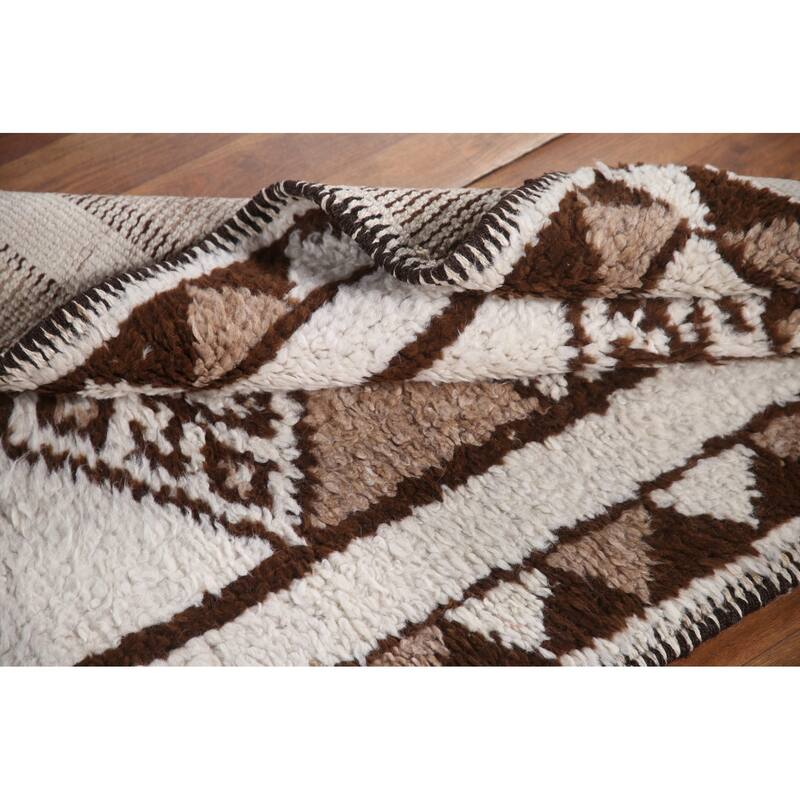 Natural Dye Tribal Anatolian Turkish Runner Rug Handmade Wool Carpet - 2'9"x 11'5"