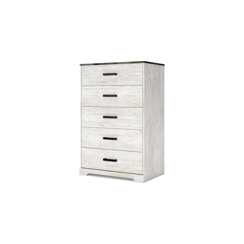 Signature Design by Ashley Shawburn Contrasting Woodgrain Chest of Drawers