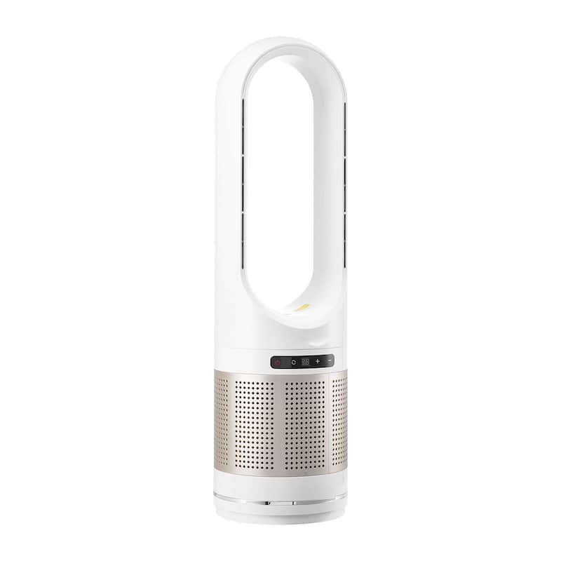 30W Oscillating Tower Fan with 1200W Heating and 8-Speed Settings HEPA Filter for Home or Office - 34 inch
