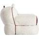 preview thumbnail 12 of 17, Dearfoams Sherpa Plush Bean Bag Chair with Novelty Ears