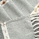 preview thumbnail 4 of 21, Lush Decor Herringbone Stripe Yarn Dyed Cotton Woven Tassel Throw Blanket