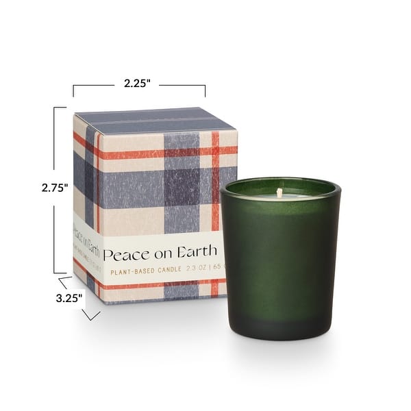 dimension image slide 3 of 14, ILLUME Noble Holiday Balsam & Cedar Candle