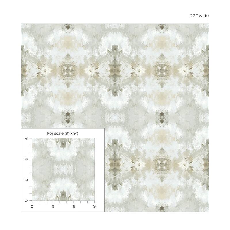 Daisy Bennett Designs Kaleidoscope Nonwoven Unpasted Wallpaper