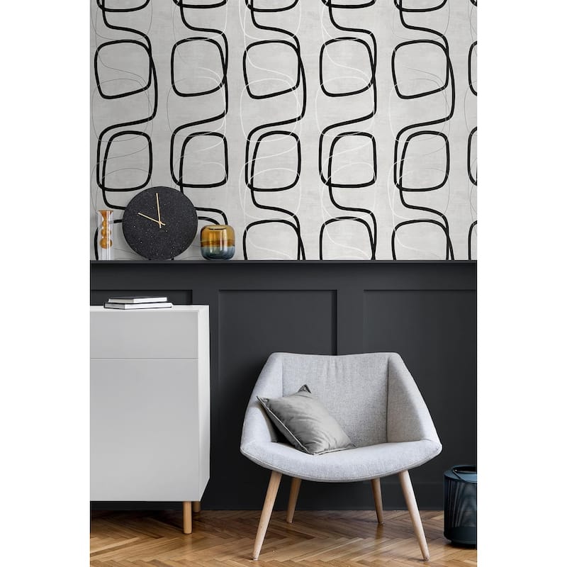 NextWall Forcella Geo Peel and Stick Wallpaper