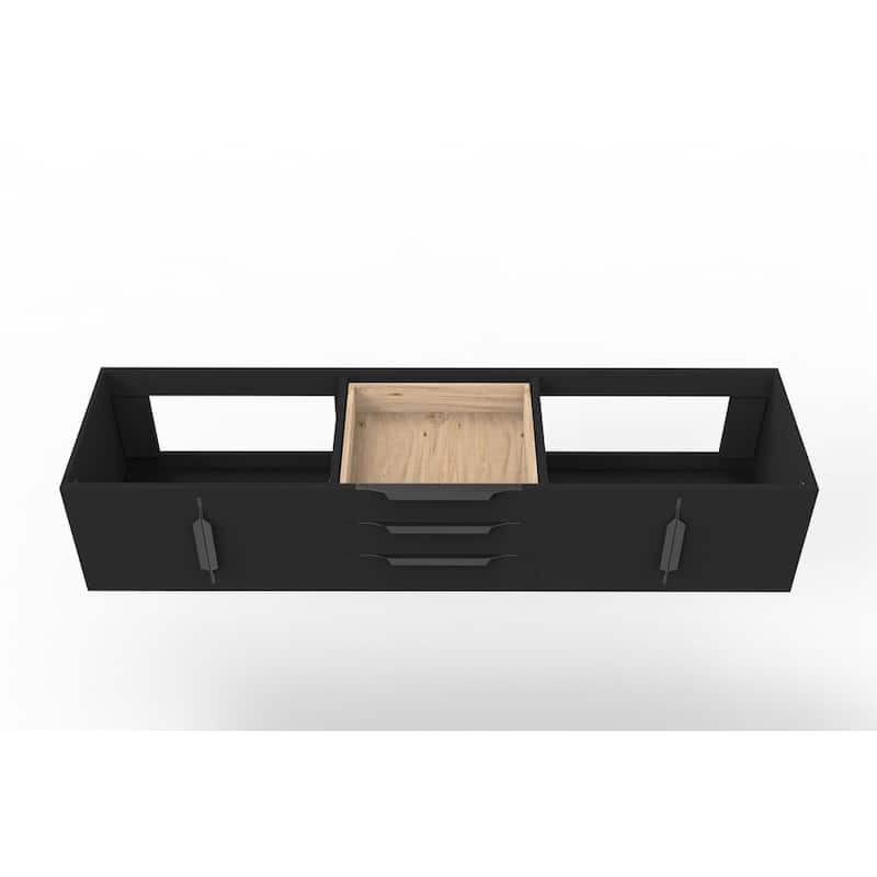 Alpine 72" Wall Mounted Bathroom Vanity (Base Only)
